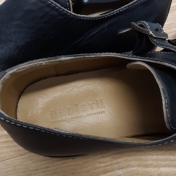 Bed Stu Men's 11½ Leather Monk Strap Oxford Shoes - Picture 10 of 12